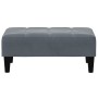 Sofá cama de 2 plazas con taburete terciopelo gris oscuro by , Sofas - Ref: Foro24-3258099, Price: 339,61 €, Discount: %