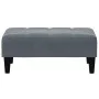 Zweiplätziges Schlafsofa mit dunkelgrauem Samt-Hocker. von , Sofas - Ref: Foro24-3258099, Preis: 334,01 €, Rabatt: %