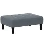 Zweiplätziges Schlafsofa mit dunkelgrauem Samt-Hocker. von , Sofas - Ref: Foro24-3258099, Preis: 334,01 €, Rabatt: %