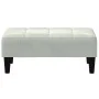 Zweiplätziges Schlafsofa mit Hocker aus hellem grauen Samtstoff. von , Sofas - Ref: Foro24-3258092, Preis: 305,10 €, Rabatt: %