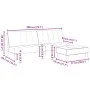 Sofá cama de 2 plazas con taburete terciopelo gris claro by , Sofas - Ref: Foro24-3258092, Price: 305,10 €, Discount: %