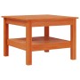 Mesa de centro madera maciza de pino marrón cera 55x55x40 cm by , Coffee table - Ref: Foro24-847175, Price: 57,75 €, Discount: %