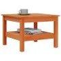 Mesa de centro madera maciza de pino marrón cera 55x55x40 cm by , Coffee table - Ref: Foro24-847175, Price: 56,99 €, Discount: %