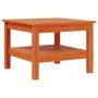 Mesa de centro madera maciza de pino marrón cera 55x55x40 cm by , Coffee table - Ref: Foro24-847175, Price: 57,75 €, Discount: %