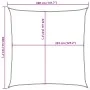 Toldo de vela poliéster oxford 100% arena 3,6x3,6 m von , Sonnenschirme - Ref: Foro24-4000411, Preis: 48,10 €, Rabatt: %