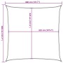 Toldo de vela poliéster oxford 100% arena 3,6x3,6 m von , Sonnenschirme - Ref: Foro24-4000411, Preis: 49,10 €, Rabatt: %