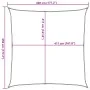 Toldo de vela poliéster oxford 100% arena 4,5x4,5 m von , Sonnenschirme - Ref: Foro24-4000413, Preis: 62,23 €, Rabatt: %