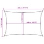 Toldo de vela poliéster oxford 100% gris claro 3x2 m by , Umbrellas - Ref: Foro24-4000535, Price: 31,39 €, Discount: %