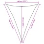 Toldo de vela poliéster oxford 100% gris claro 4x5x5 m by , Umbrellas - Ref: Foro24-4000921, Price: 32,83 €, Discount: %