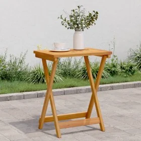 Faltbarer Gartentisch aus massivem Akazienholz 50x36x60 cm von , Gartentische - Ref: Foro24-364895, Preis: 44,38 €, Rabatt: %