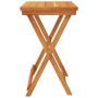 Mesa de jardín plegable madera maciza de acacia 50x36x60 cm