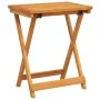 Mesa de jardín plegable madera maciza de acacia 50x36x60 cm by , Garden tables - Ref: Foro24-364895, Price: 49,39 €, Discount: %
