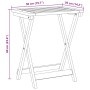 Mesa de jardín plegable madera maciza de acacia 50x36x60 cm