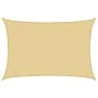 Sonnensegel aus 100% Oxford-Polyester in Sandfarbe, 6x4 m. von , Sonnenschirme - Ref: Foro24-4000577, Preis: 72,22 €, Rabatt: %