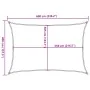 Sonnensegel aus 100% Oxford-Polyester in Sandfarbe, 6x4 m. von , Sonnenschirme - Ref: Foro24-4000577, Preis: 72,22 €, Rabatt: %