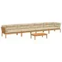 Garten-Palettensofa-Set mit 5-teiligen Kissen aus Akazienholz. von , Outdoor-Sofas - Ref: Foro24-3209507, Preis: 900,76 €, Ra...