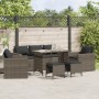 Gartenmöbel-Set, 6-teilig, mit grauen Polstern aus synthetischem Rattan. von , Gartensets - Ref: Foro24-3213551, Preis: 482,1...