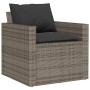 Gartenmöbel-Set, 6-teilig, mit grauen Polstern aus synthetischem Rattan. von , Gartensets - Ref: Foro24-3213551, Preis: 482,1...