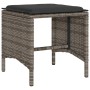 Gartenmöbel-Set, 6-teilig, mit grauen Polstern aus synthetischem Rattan. von , Gartensets - Ref: Foro24-3213551, Preis: 482,1...