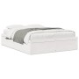 Estructura de cama madera maciza de pino blanco 150x200 cm de , Camas y somieres - Ref: Foro24-3282373, Precio: 218,78 €, Des...