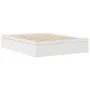 Solid white pine wood bed frame 150x200 cm by , Beds and slatted bases - Ref: Foro24-3282373, Price: 216,06 €, Discount: %