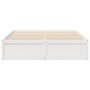 Solid white pine wood bed frame 150x200 cm by , Beds and slatted bases - Ref: Foro24-3282373, Price: 218,78 €, Discount: %