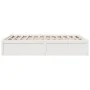 Solid white pine wood bed frame 150x200 cm by , Beds and slatted bases - Ref: Foro24-3282373, Price: 216,06 €, Discount: %