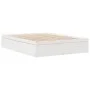 Solid white pine wood bed frame 150x200 cm by , Beds and slatted bases - Ref: Foro24-3282373, Price: 216,06 €, Discount: %