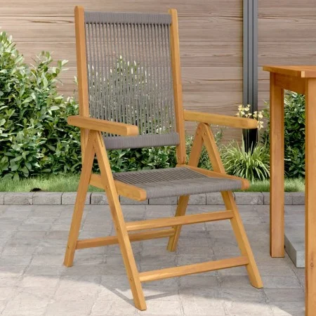 Sillas de jardín 2 uds madera maciza acacia polipropileno gris von , Gartenstühle - Ref: Foro24-367655, Preis: 171,22 €, Raba...