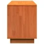 Mueble zapatero madera maciza de pino marrón cera 110x34x45 cm by , Shoe racks and shoe organizers - Ref: Foro24-847123, Pric...