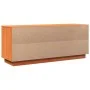 Mueble zapatero madera maciza de pino marrón cera 110x34x45 cm by , Shoe racks and shoe organizers - Ref: Foro24-847123, Pric...