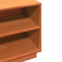Mueble zapatero madera maciza de pino marrón cera 110x34x45 cm von , Schuhregale und Schuhorganisatoren - Ref: Foro24-847123,...