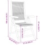 Sillas de jardín reclinables 8 uds madera maciza acacia gris by , Garden chairs - Ref: Foro24-3214534, Price: 667,21 €, Disco...