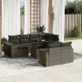 Gartensofagarnitur 11-teilig mit grauen Polstern aus synthetischem Rattan von , Gartensets - Ref: Foro24-3276506, Preis: 637,...