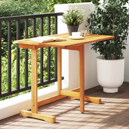 Mesa de balcón plegable madera maciza de acacia 90x60x72 cm by , Garden tables - Ref: Foro24-364897, Price: 102,47 €, Discoun...