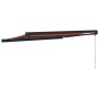 Toldo retráctil aluminio y tela naranja y marrón 3,5x2,5 m de , Toldos - Ref: Foro24-3154567, Precio: 547,26 €, Descuento: %
