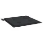Cojines de silla de jardín 2 uds tela Oxford negro 50x50x3 cm de , Cojines para sillas y sofás - Ref: Foro24-47603, Precio: 2...