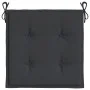 Cojines de silla de jardín 2 uds tela Oxford negro 50x50x3 cm de , Cojines para sillas y sofás - Ref: Foro24-47603, Precio: 2...