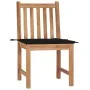 Gartenstühle, 2 Stück Massivholz aus Teakholz mit Kissen von , Gartenstühle - Ref: Foro24-3062923, Preis: 234,79 €, Rabatt: %