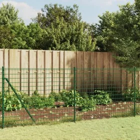 Green 1x25 m barbed wire with anchoring spikes. by , fence panels - Ref: Foro24-154105, Price: 193,87 €, Discount: %