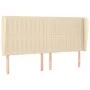 Box spring bed with cream-colored fabric mattress 180x200 cm by , Beds and slatted bases - Ref: Foro24-3128146, Price: 646,29...