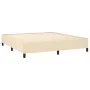 Box spring bed with cream-colored fabric mattress 180x200 cm by , Beds and slatted bases - Ref: Foro24-3141958, Price: 633,36...