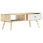 Mesa de centro de madera maciza de mango 90x50x40 cm de , Mesas de centro - Ref: Foro24-286482, Precio: 127,96 €, Descuento: %