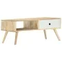Mesa de centro de madera maciza de mango 90x50x40 cm de , Mesas de centro - Ref: Foro24-286482, Precio: 127,96 €, Descuento: %