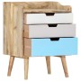 Mesita de noche de madera maciza de mango 47x35x63 cm de , Mesitas de noche - Ref: Foro24-286480, Precio: 74,08 €, Descuento: %