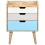 Mesita de noche de madera maciza de mango 47x35x63 cm de , Mesitas de noche - Ref: Foro24-286480, Precio: 74,08 €, Descuento: %