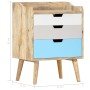 Mesita de noche de madera maciza de mango 47x35x63 cm de , Mesitas de noche - Ref: Foro24-286480, Precio: 74,08 €, Descuento: %