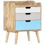 Mesita de noche de madera maciza de mango 47x35x63 cm de , Mesitas de noche - Ref: Foro24-286480, Precio: 74,08 €, Descuento: %