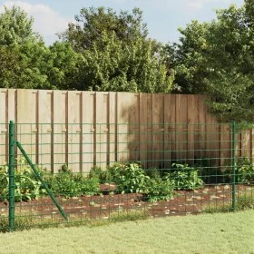 Near wire with green anchor spikes 1.1x10 m by , fence panels - Ref: Foro24-154130, Price: 111,88 €, Discount: %