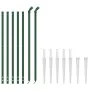 Near wire with green anchor spikes 1.1x10 m by , fence panels - Ref: Foro24-154130, Price: 111,88 €, Discount: %
